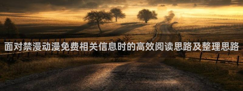 动漫天堂精选作品：面对禁漫动漫免费相关信息时的高效阅读思路及整理思路配图